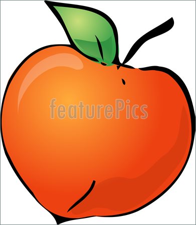 Peach Cartoon Clip Art