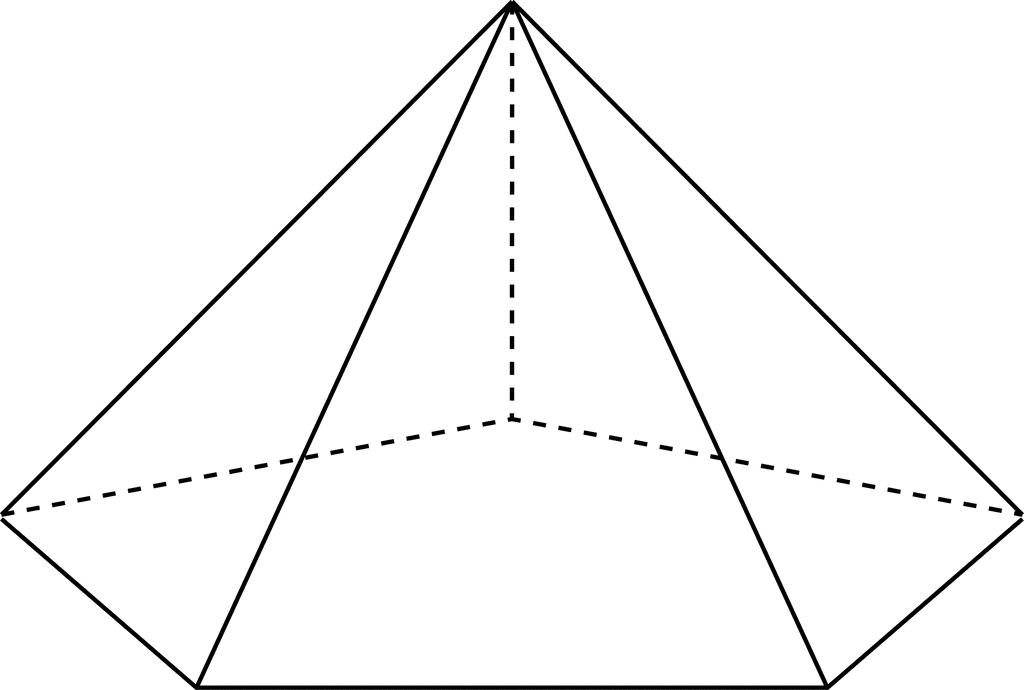 Pentagonal Pyramid   Clipart Etc