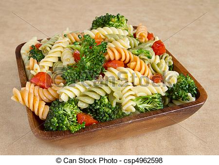 Pictures Of Pasta Salad And Veggies   Garden Rotini Salad With    