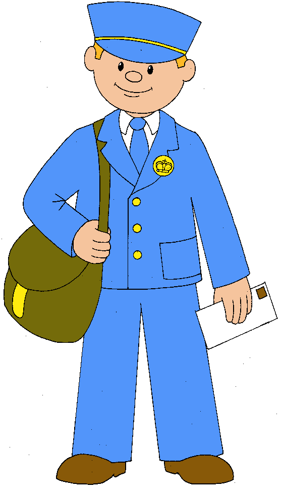 Postman Clipart Clipart Color In Postman