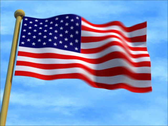 Pov Ray  Newsgroups  Povray Binaries Images  Waving Flag  Animated