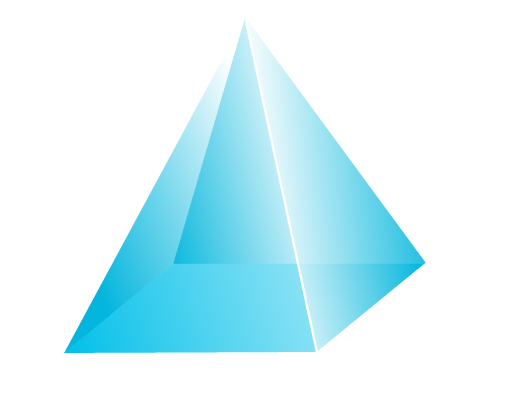 Pyramid Shape 3d Pyramid  2d Shapes And 3d