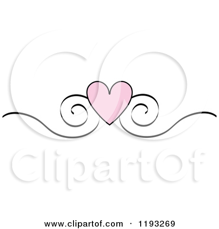 Royalty Free  Rf  Pink Heart Clipart   Illustrations  1