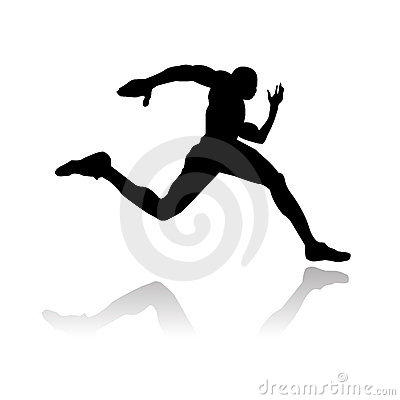 Sprinter Silhouette Clip Art Athlete Running Silhouette 8752121 Jpg