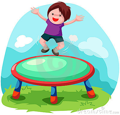 Trampoline Jumping Stock Photography   Image  16549912