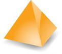 Triangle Pyramid Foundation Company Simple Powerful Logo Brand