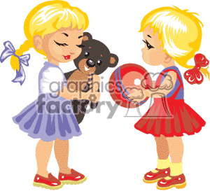 Two Little Girls Clipart Images   Pictures   Becuo