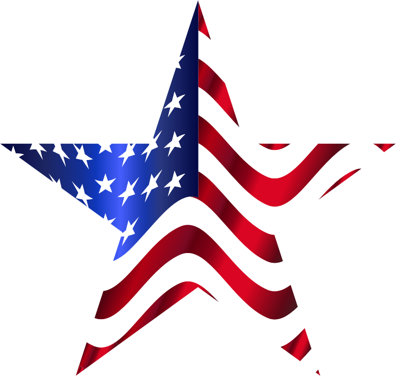 American Flag Star 2