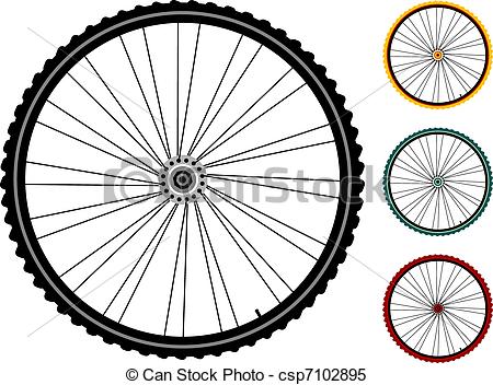 Bicycle Wheel Clip Art