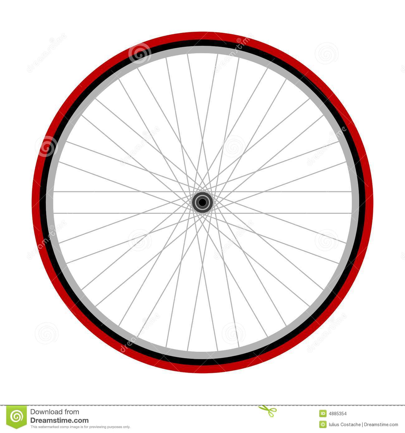 Bicycle Wheel Stock Images   Image  4885354
