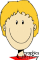 Blonde Hair Clipart A Young Boy With Blonde Hair