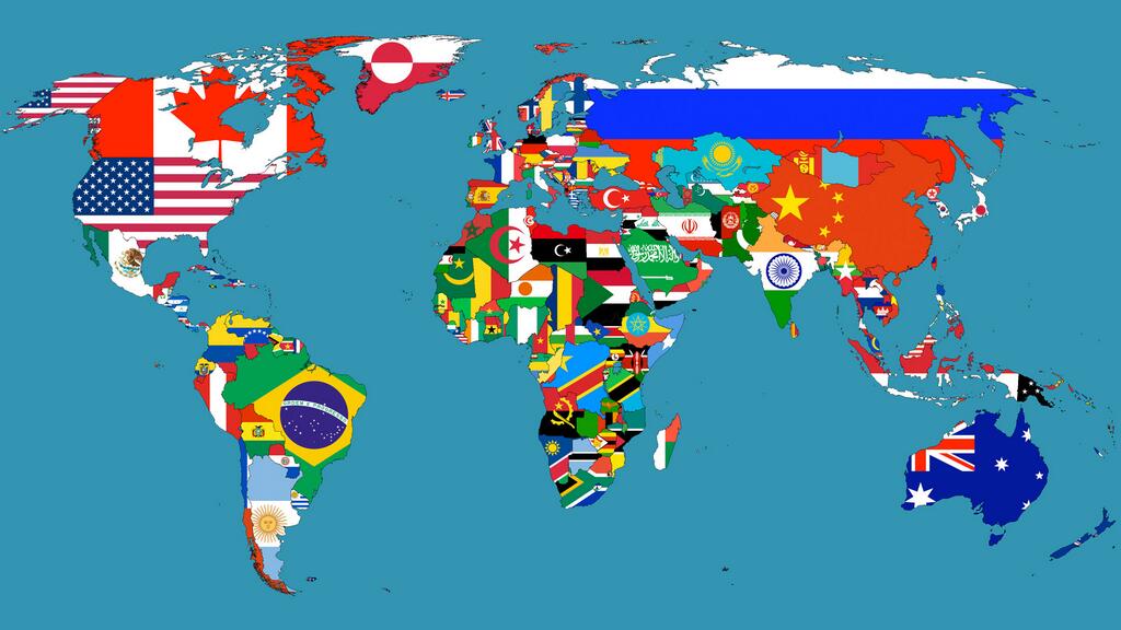 Flags World Map