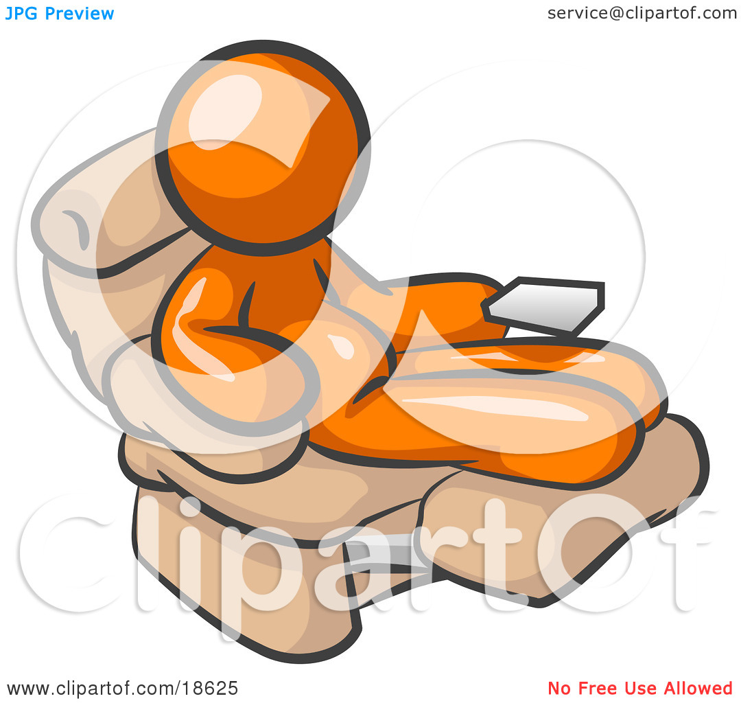 Full Belly Clipart Clipart Illustration Of A