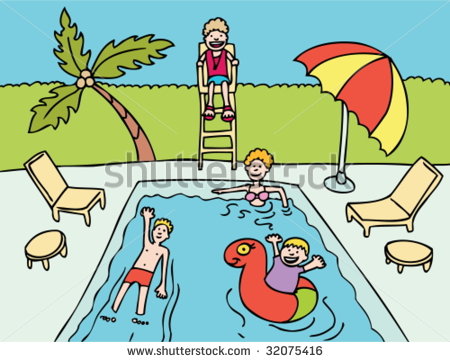 Kids Pool Party Stock Photos Illustrations And Vector Art