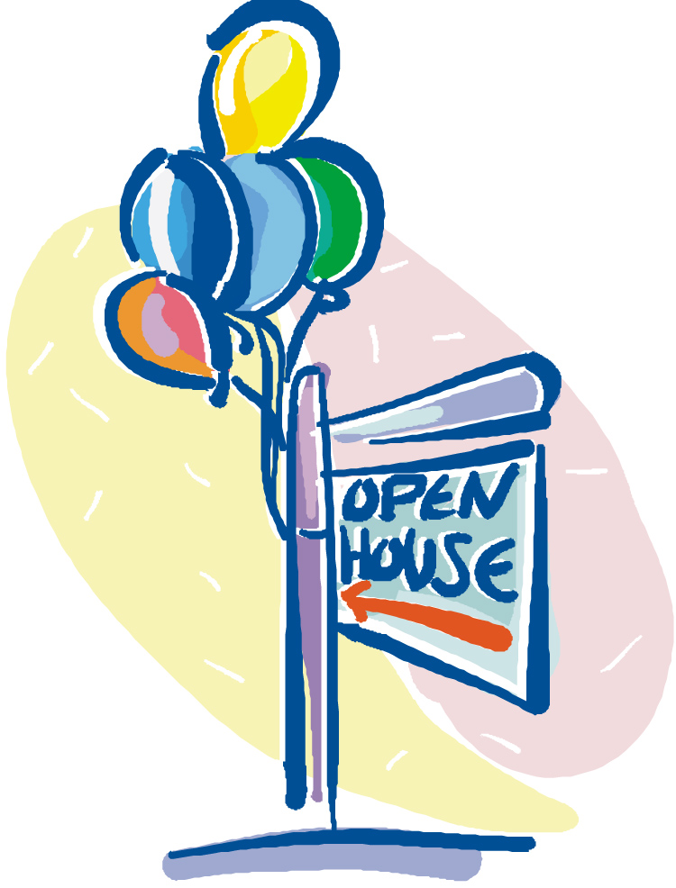 Open House Clip Art   Clipart Best