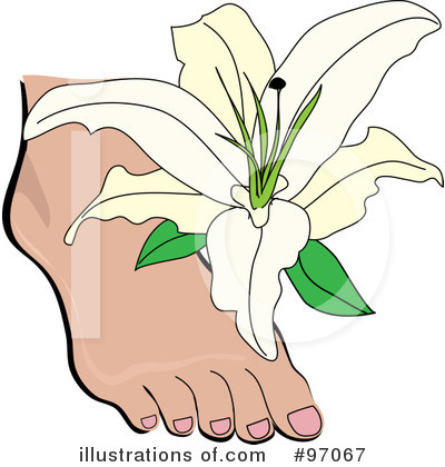 Royalty Free  Rf  Pedicure Clipart Illustration  97067 By Pams Clipart