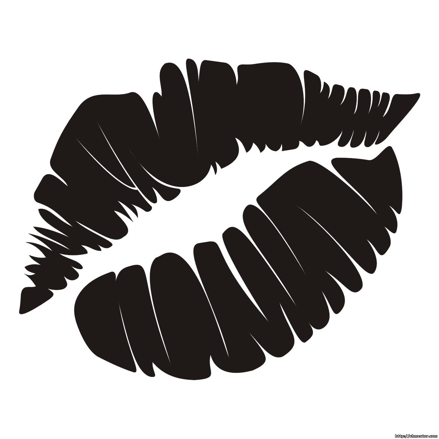 Vector For Free Use  Lips Mark