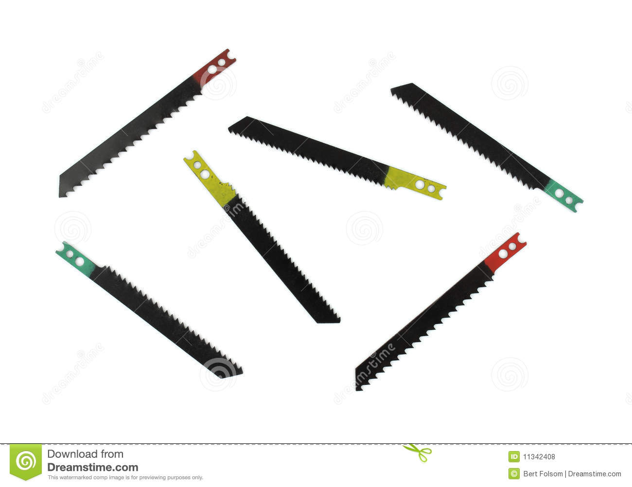 Assorted Old Sabre Saw Blades Royalty Free Stock Photos   Image
