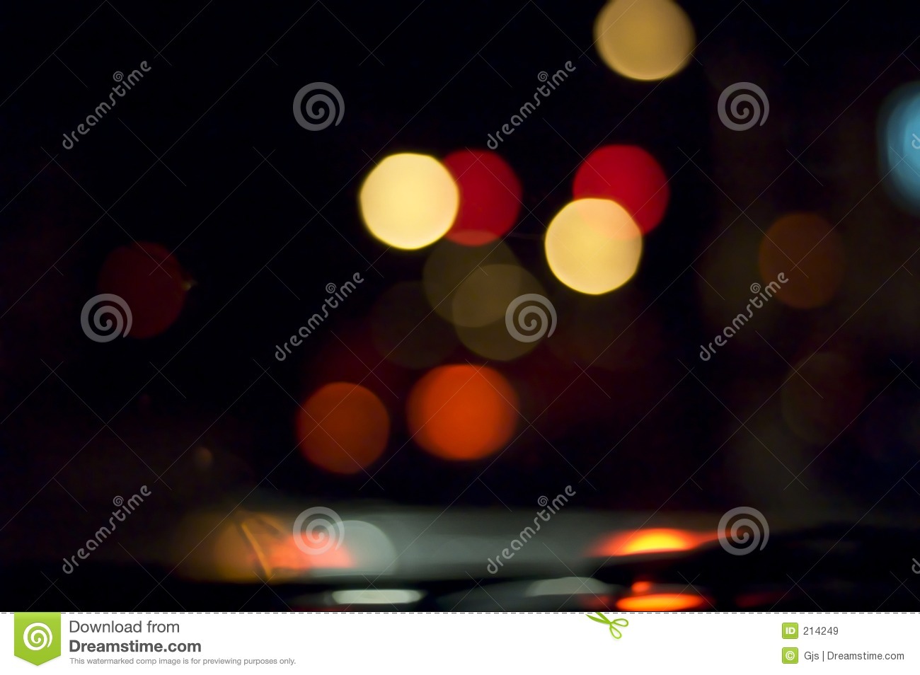 Blurred Vision While Driving Royalty Free Stock Images   Image  214249