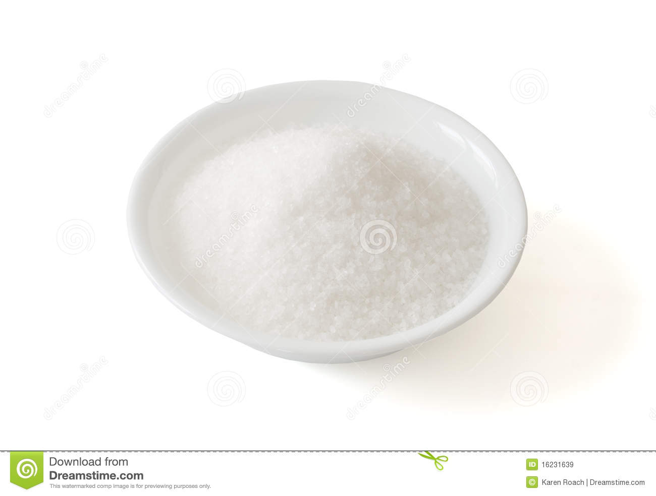 Bowl Of Salt Royalty Free Stock Images   Image  16231639
