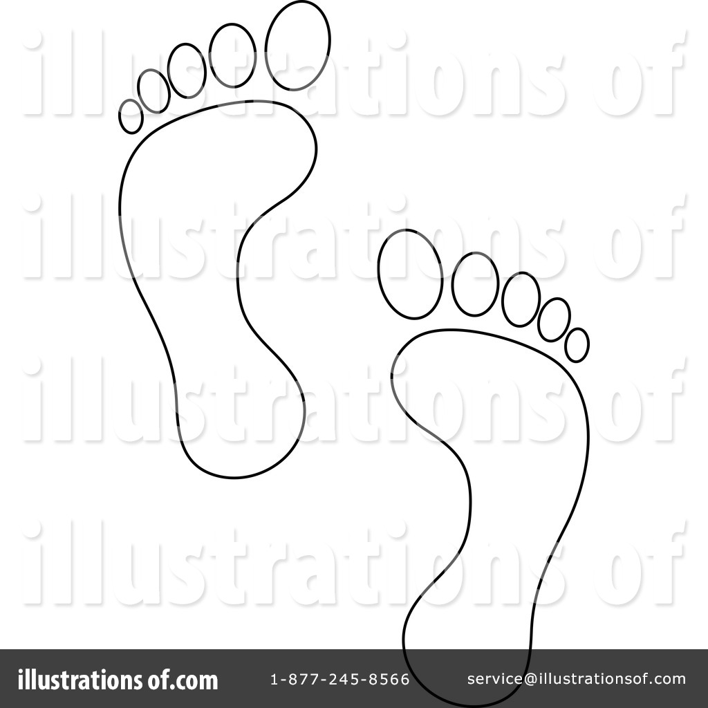 Free  Rf  Footprints Clipart Illustration  218325 By Pams Clipart
