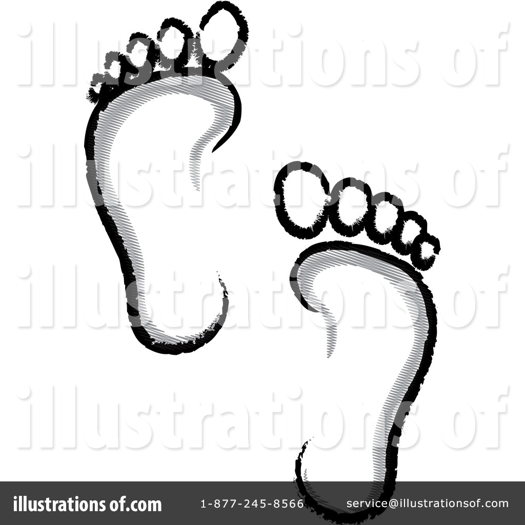 Free  Rf  Footprints Clipart Illustration  218378 By Pams Clipart