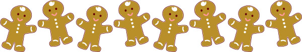 Gingerbread Man Clip Art 4