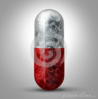 Prescription Drug Abuse Concept As A Social Issue Symbol For The