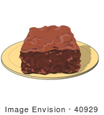 Royalty Free Cartoons   Stock Clipart Of Chocolate Brownies   Page 1