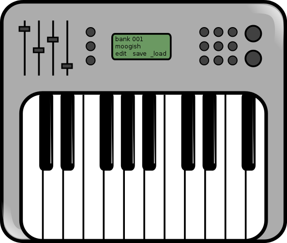 Www Wpclipart Com Music Instruments Keyboard Synth Digital Png Html