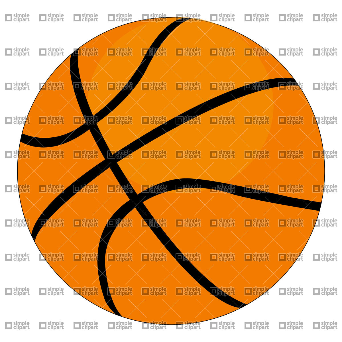 Basketball Ball Download Royalty Free Vector Clipart  Eps