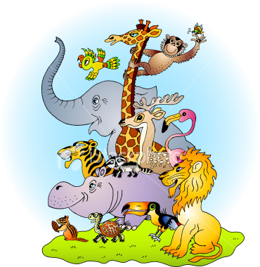 Cartoon Animals Cute Images Pictures Clipart 2013  Cartoon Zoo Animals