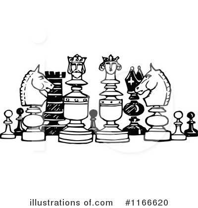 Chess Clipart  1166620 By Prawny Vintage   Royalty Free  Rf  Stock