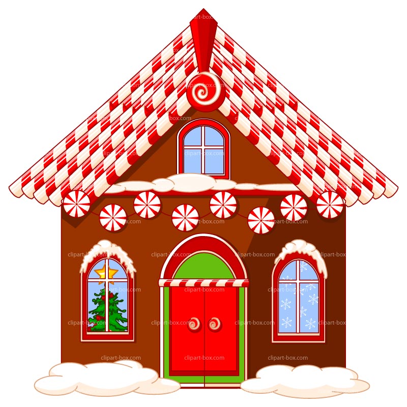 Clipart Candy House   Royalty Free Vector Design