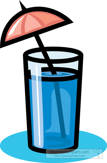 Drink And Beverage Clipart   Drink With Umbrella 9   Classroom Clipart