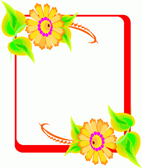 Flower Frame 1 Clipart   Flower Frame 1 Clip Art