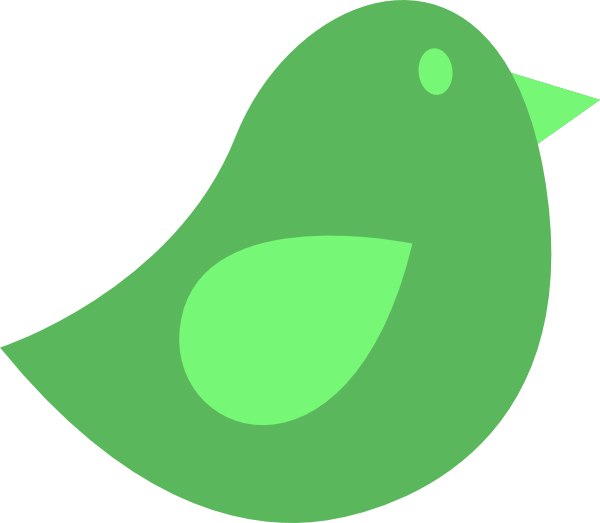 Green Bird Clip Art At Clker Com   Vector Clip Art Online Royalty