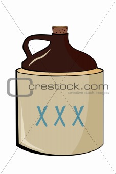 Image 1422025  Old Moonshine Jug From Crestock Stock Photos