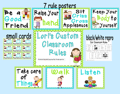 Kindergarten Rules Clip Art Free Lori S Custom Classroom Rules