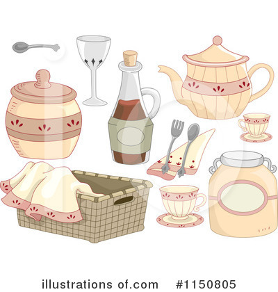 Royalty Free  Rf  Kitchen Clipart Illustration  1150805 By Bnp Design