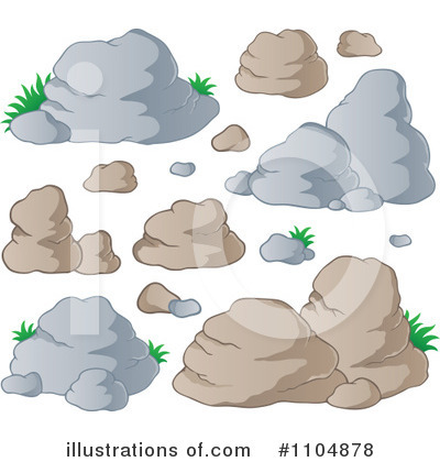Royalty Free  Rf  Stones Clipart Illustration By Visekart   Stock