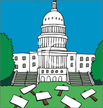 Royalty Free White House Clipart