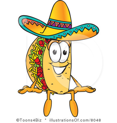 Soft Rolled Taco Clipart