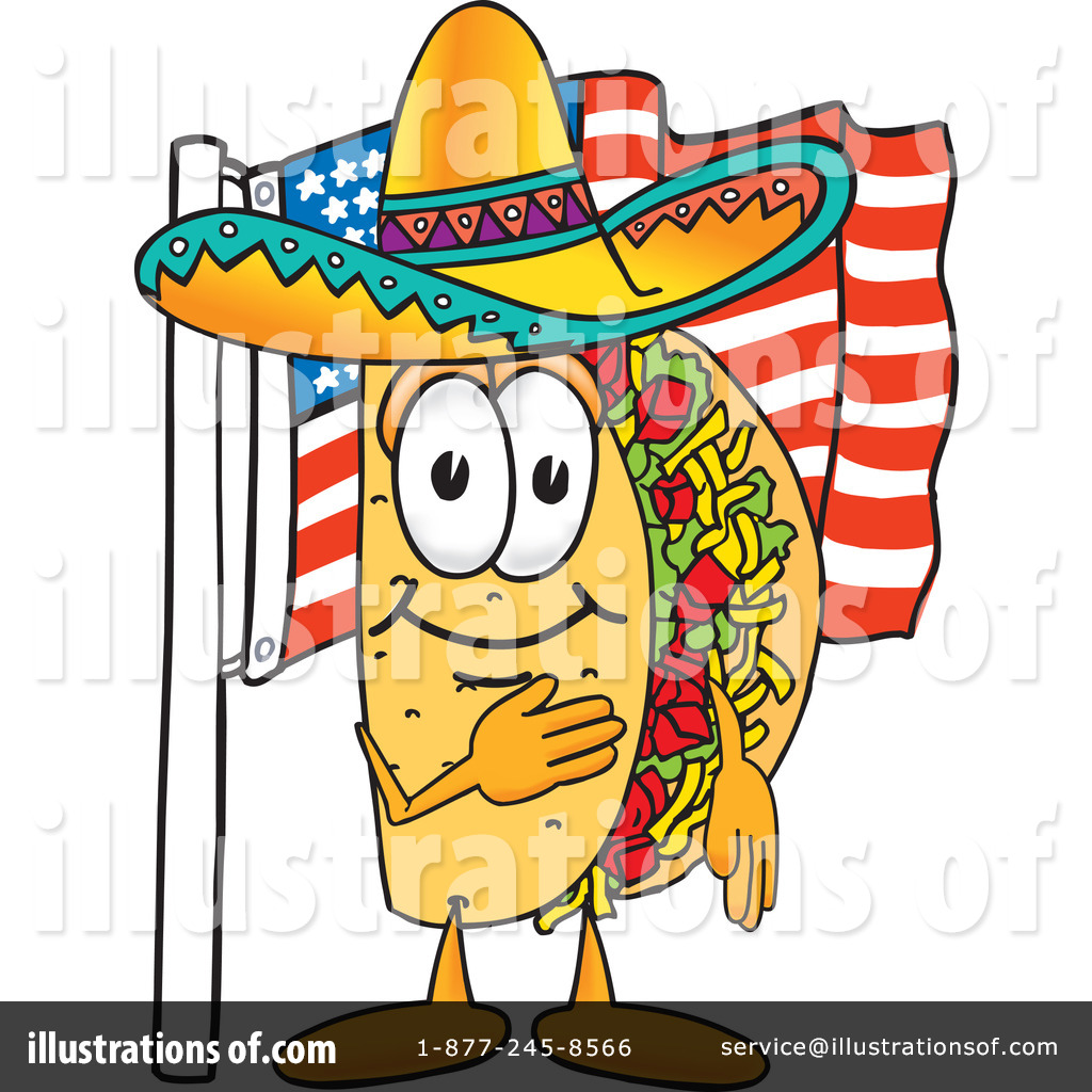 Soft Rolled Taco Clipart