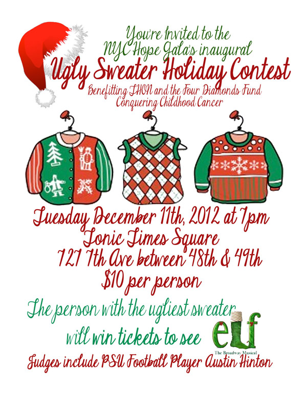 Ugly Sweater Contest Flyer Diversity News Magazine