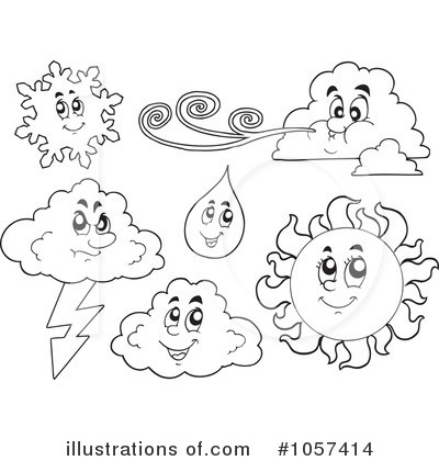 Weather Clipart  1057414   Illustration By Visekart
