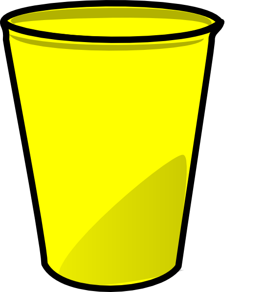 Yellow Cup Clip Art At Clker Com   Vector Clip Art Online Royalty