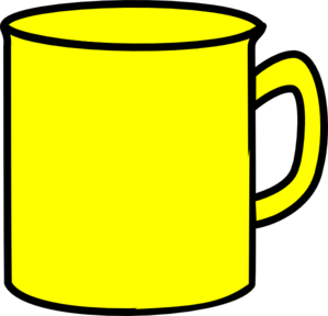 Yellow Mug Clip Art At Clker Com   Vector Clip Art Online Royalty