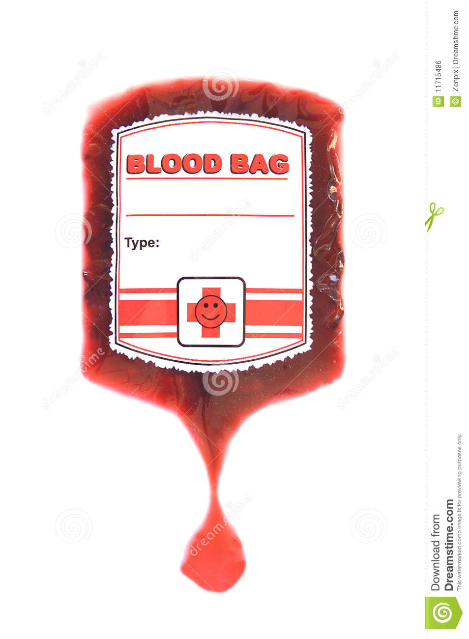 Blood Bag Clip Art