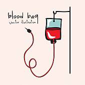 Blood Bag   Clipart Graphic